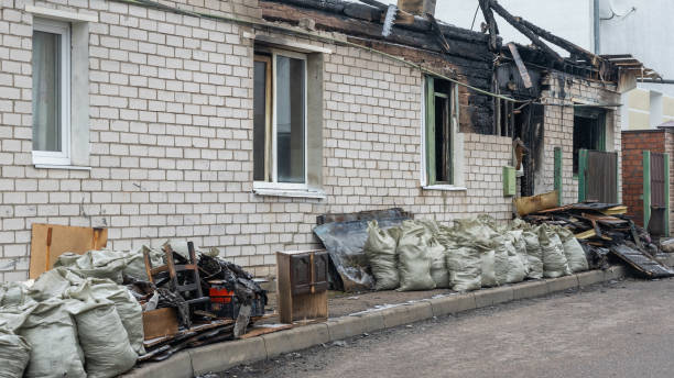 Professional Smoke Damage Removal technician working in Willernie, MN